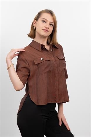 Krinkıl Kontes Kumaş Gömlek 70040