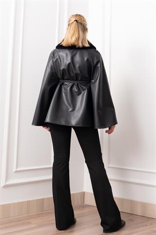 Luxury Winter Faux Leather Panço 2615