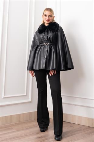 Luxury Winter Faux Leather Panço 2615