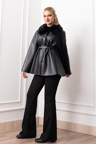 Luxury Winter Faux Leather Panço 2615