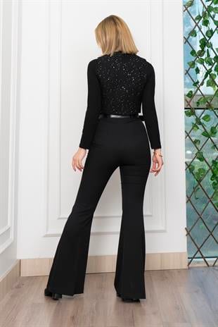 Miss Vina Kısa Pul Detaylı Astarlı Yelek 9137