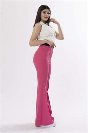 MissVina İspanyol Paça Kemerli Pantolon 3950