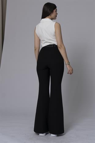 MissVina İspanyol Paça Kemerli Pantolon 3950