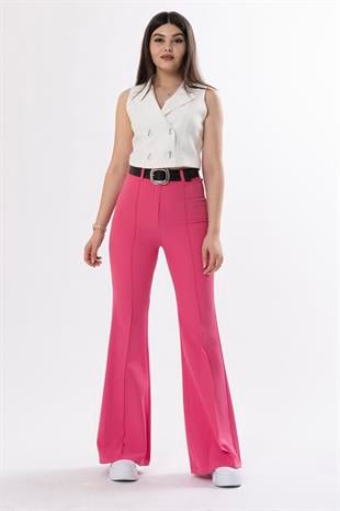 MissVina İspanyol Paça Kemerli Pantolon 3950