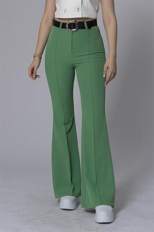 MissVina İspanyol Paça Kemerli Pantolon 3950