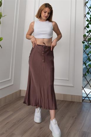 Modal Kumaş Verev Etek 6805