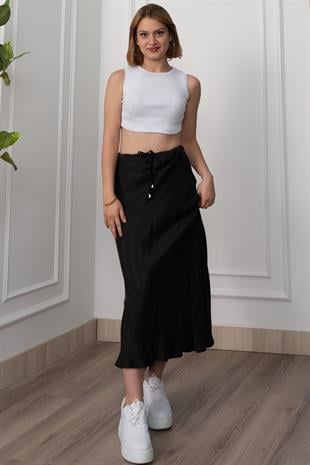 Modal Kumaş Verev Etek 6805