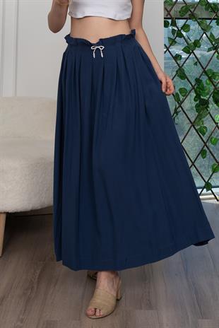 Pilikaşe Üzeri Puntolu Uzun Etek 6792