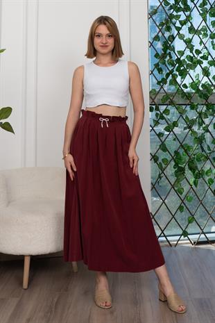 Pilikaşe Üzeri Puntolu Uzun Etek 6792