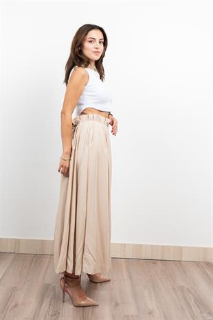 Pilikaşe Üzeri Puntolu Uzun Etek 6792