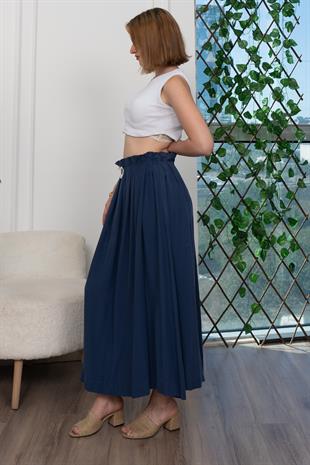 Pilikaşe Üzeri Puntolu Uzun Etek 6792