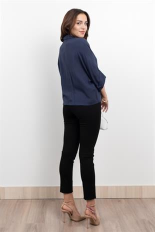 Salaş İnce Keten Viskon Fakir Kol Ceket 8617