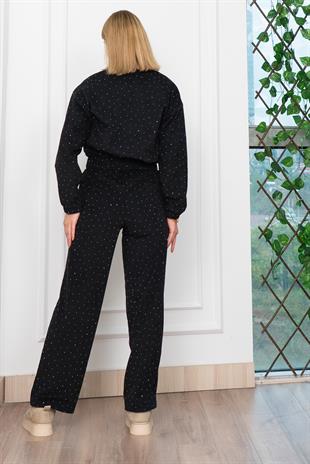 Serpme Taş Detaylı İkili Takım 1281