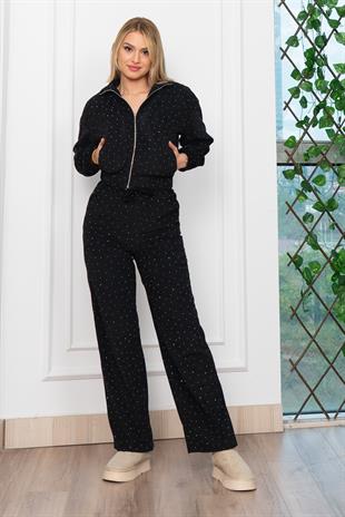 Serpme Taş Detaylı İkili Takım 1281