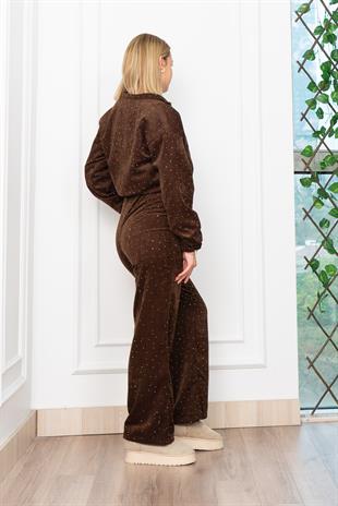 Serpme Taş Detaylı İkili Takım 1281