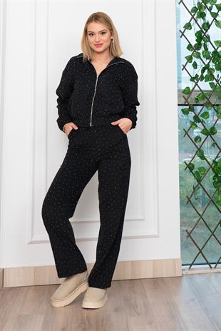 Serpme Taş Detaylı İkili Takım 1281