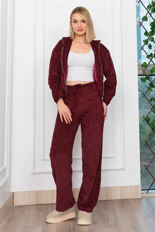 Serpme Taş Detaylı İkili Takım 1281