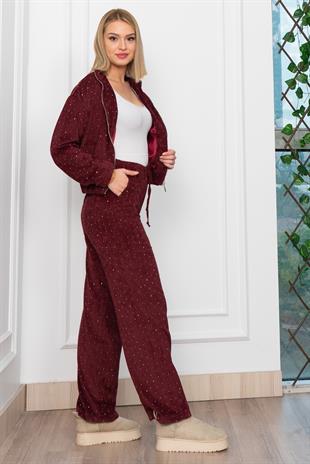 Serpme Taş Detaylı İkili Takım 1281