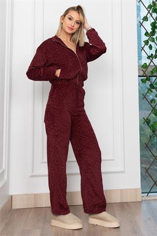 Serpme Taş Detaylı İkili Takım 1281