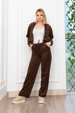 Serpme Taş Detaylı İkili Takım 1281