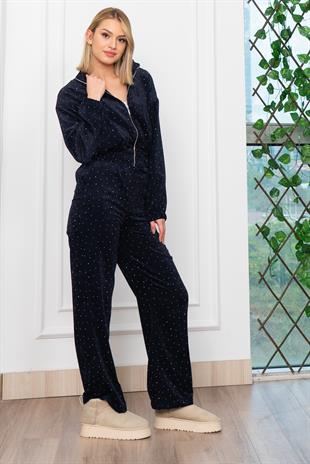 Serpme Taş Detaylı İkili Takım 1281