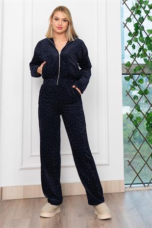 Serpme Taş Detaylı İkili Takım 1281