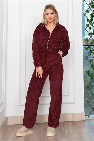 Serpme Taş Detaylı İkili Takım 1281