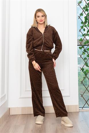 Serpme Taş Detaylı İkili Takım 1281