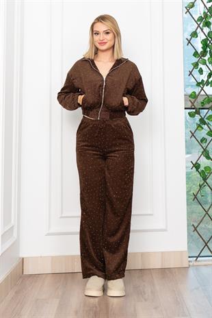 Serpme Taş Detaylı İkili Takım 1281