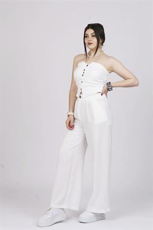 Straplez Keten İkili Takım