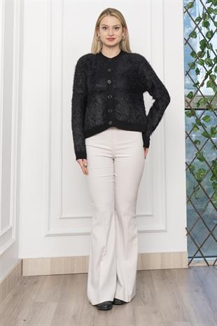 Trend Model Saçak Tüylü Hırka Ceket 25502