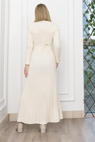 Trend Model Uzun Triko Elbise 2585