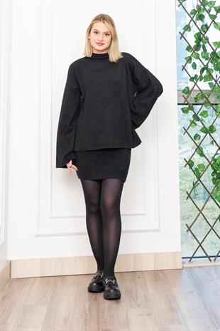 Urban Triko Etek ve Dik Yaka İkili Takım 4568