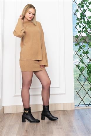 Urban Triko Etek ve Dik Yaka İkili Takım 4568