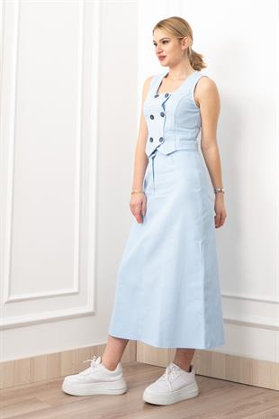 Yelek Etek Gabardin Kot Takım 1242