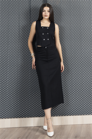 Yelek Etek Gabardin Kot Takım 1242