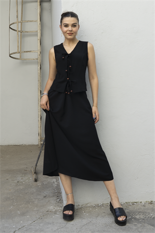 Yelek ve Etek Takım 1244