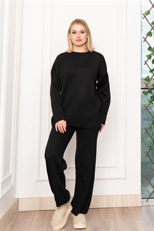 Yuvarlak Yaka Salaş Triko Takım 7204