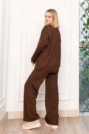 Yuvarlak Yaka Salaş Triko Takım 7204