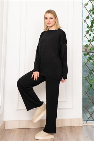 Yuvarlak Yaka Salaş Triko Takım 7204