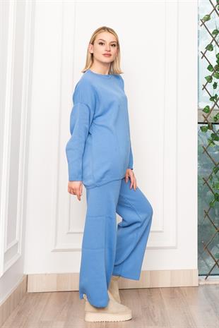 Yuvarlak Yaka Salaş Triko Takım 7204