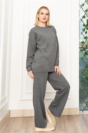 Yuvarlak Yaka Salaş Triko Takım 7204