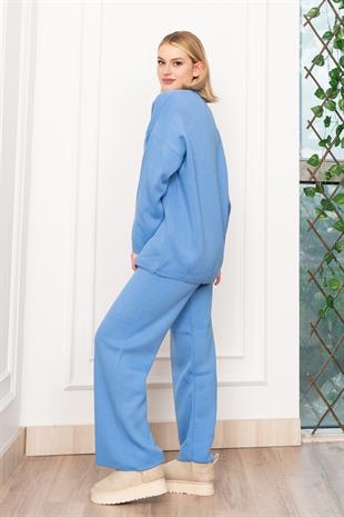 Yuvarlak Yaka Salaş Triko Takım 7204