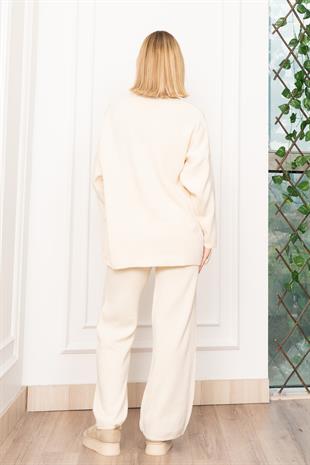 Yuvarlak Yaka Salaş Triko Takım 7204