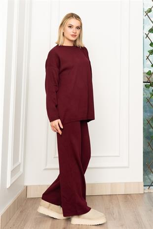 Yuvarlak Yaka Salaş Triko Takım 7204