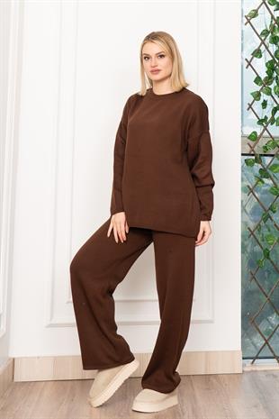 Yuvarlak Yaka Salaş Triko Takım 7204