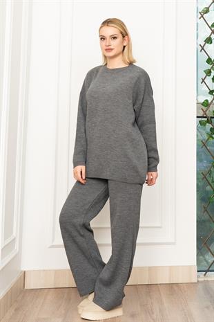 Yuvarlak Yaka Salaş Triko Takım 7204