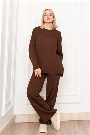 Yuvarlak Yaka Salaş Triko Takım 7204