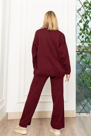 Yuvarlak Yaka Salaş Triko Takım 7204