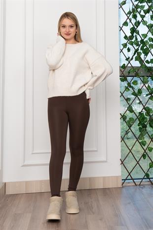 Yuvarlak Yaka Yumoş Triko Kazak 258181